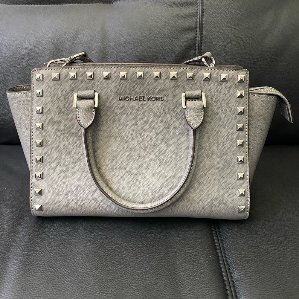 Michael Kors Crossbody Handbag with Studs
